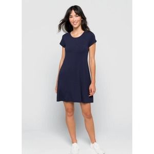 Market and Spruce T-Shirt Dress Navy